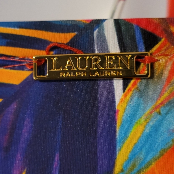 COPY - LAUREN RALPH LAUREN WOMEN'S TWIST BANDEAU SWIMSUIT - Picture 8 of 13